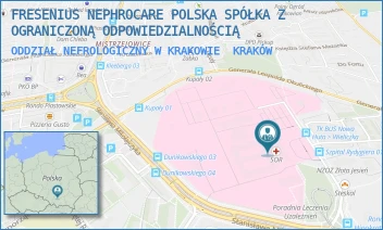 ODDZIAŁ NEFROLOGICZNY W KRAKOWIE - FRESENIUS NEPHROCARE POLSKA SPÓŁKA Z OGRANICZONĄ ODPOWIEDZIALNOŚCIĄ - UL. ZŁOTEJ JESIENI 1, KRAKÓW