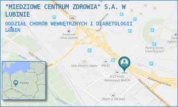 ODDZIAŁ CHORÓB WEWNĘTRZNYCH I DIABETOLOGII - "MIEDZIOWE CENTRUM ZDROWIA" S.A. W LUBINIE - UL. MARII SKŁODOWSKIEJ-CURIE 52-60, LUBIN