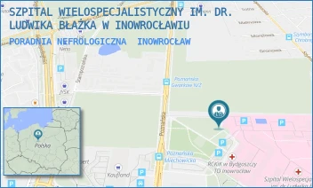 PORADNIA NEFROLOGICZNA - SZPITAL WIELOSPECJALISTYCZNY IM. DR. LUDWIKA BŁAŻKA W INOWROCŁAWIU - POZNAŃSKA 97,  INOWROCŁAW