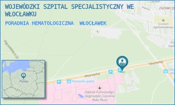 PORADNIA HEMATOLOGICZNA - WOJEWÓDZKI SZPITAL SPECJALISTYCZNY WE WŁOCŁAWKU - WIENIECKA 49,  WŁOCŁAWEK