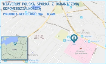 PORADNIA NEFROLOGICZNA - DIAVERUM POLSKA SPÓŁKA Z OGRANICZONĄ ODPOWIEDZIALNOŚCIĄ - GEN. WŁADYSŁAWA ANDERSA 3,  IŁAWA