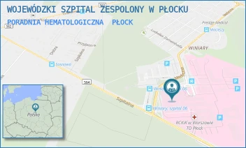 PORADNIA HEMATOLOGICZNA - WOJEWÓDZKI SZPITAL ZESPOLONY W PŁOCKU - MEDYCZNA 19,  PŁOCK