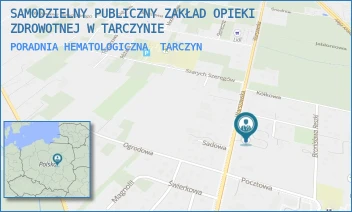 PORADNIA HEMATOLOGICZNA - SAMODZIELNY PUBLICZNY ZAKŁAD OPIEKI ZDROWOTNEJ W TARCZYNIE - WARSZAWSKA 42, TARCZYN