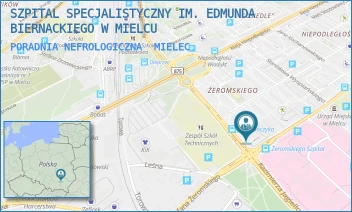 PORADNIA NEFROLOGICZNA - SZPITAL SPECJALISTYCZNY IM. EDMUNDA BIERNACKIEGO W MIELCU - UL. ŻEROMSKIEGO 17,  MIELEC