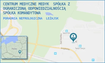 PORADNIA NEFROLOGICZNA - CENTRUM MEDYCZNE MEDYK  SPÓŁKA Z OGRANICZONĄ ODPOWIEDZIALNOŚCIĄ SPÓŁKA KOMANDYTOWA - UL. PRZYTORZE 8B,  LEŻAJSK