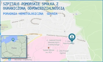 PORADNIA HEMATOLOGICZNA - SZPITALE POMORSKIE SPÓŁKA Z OGRANICZONĄ ODPOWIEDZIALNOŚCIĄ - UL. HUZARSKA 1,  GDYNIA