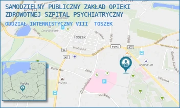 ODDZIAŁ INTERNISTYCZNY VIII - SAMODZIELNY PUBLICZNY ZAKŁAD OPIEKI ZDROWOTNEJ SZPITAL PSYCHIATRYCZNY - UL. GLIWICKA 5,  TOSZEK