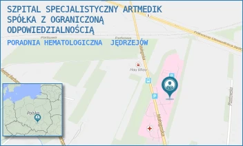 PORADNIA HEMATOLOGICZNA - SZPITAL SPECJALISTYCZNY ARTMEDIK SPÓŁKA Z OGRANICZONĄ ODPOWIEDZIALNOŚCIĄ - MAŁOGOSKA 25,  JĘDRZEJÓW