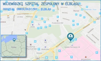 ODDZIAŁ ONKOLOGICZNY - WOJEWÓDZKI SZPITAL ZESPOLONY W ELBLĄGU - KRÓLEWIECKA 146,  ELBLĄG