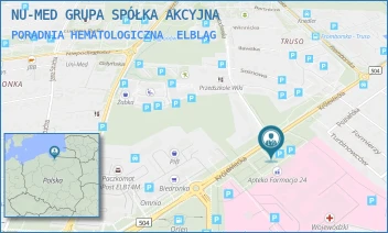 PORADNIA HEMATOLOGICZNA - NU-MED GRUPA SPÓŁKA AKCYJNA - KRÓLEWIECKA 146,  ELBLĄG
