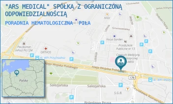 PORADNIA HEMATOLOGICZNA - "ARS MEDICAL" SPÓŁKA Z OGRANICZONĄ ODPOWIEDZIALNOŚCIĄ - AL. WOJSKA POLSKIEGO 43/-, PIŁA