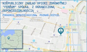 PORADNIA HEMATOLOGICZNA - NIEPUBLICZNY ZAKŁAD OPIEKI ZDROWOTNEJ  "FERRUM" SPÓŁKA  Z OGRANICZONĄ ODPOWIEDZIALNOŚCIĄ - SŁOWACKIEGO 8,  POZNAŃ-JEŻYCE