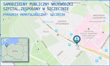 PORADNIA HEMATOLOGICZNA - SAMODZIELNY PUBLICZNY WOJEWÓDZKI SZPITAL ZESPOLONY W SZCZECINIE - ARKOŃSKA 4, SZCZECIN