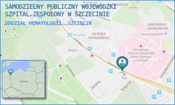 ODDZIAŁ HEMATOLOGII - SAMODZIELNY PUBLICZNY WOJEWÓDZKI SZPITAL ZESPOLONY W SZCZECINIE - ARKOŃSKA 4, SZCZECIN