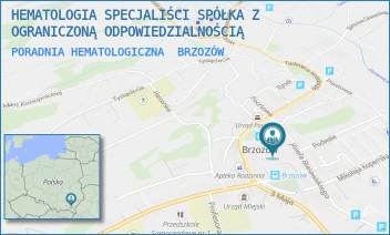 PORADNIA HEMATOLOGICZNA - HEMATOLOGIA SPECJALIŚCI SPÓŁKA Z OGRANICZONĄ ODPOWIEDZIALNOŚCIĄ - UL. JULIUSZA SŁOWACKIEGO 4,  BRZOZÓW
